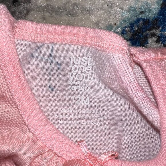 Carter's Girl Pajama Set Bundle Size 12 Months - Picture 8 of 8